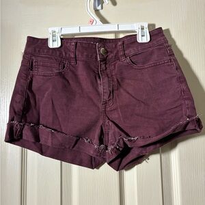 American Eagle Outfitters Dark Purple Jean Shorts